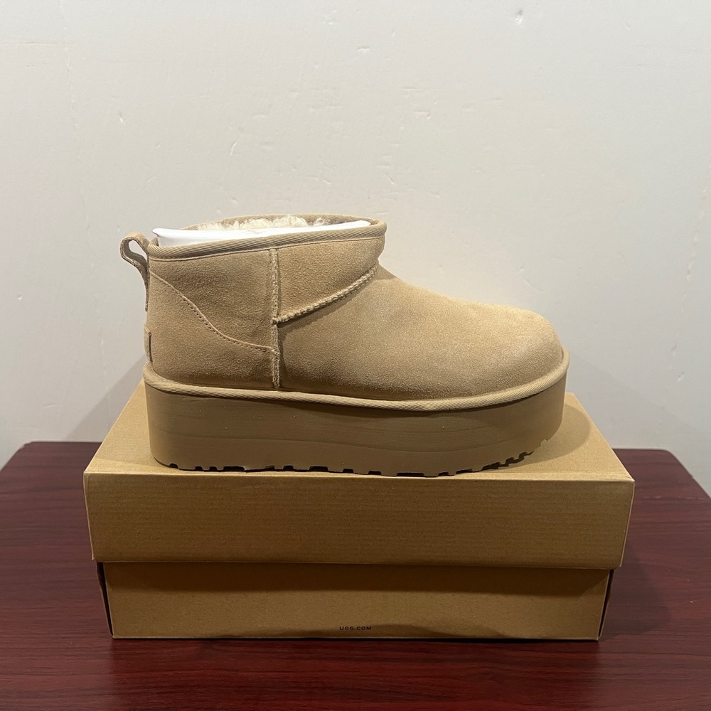 Ugg, Classic Ultra Mini Platform, 1135092, Sand
